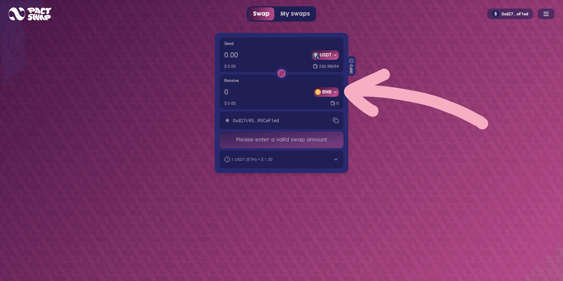 Select to token